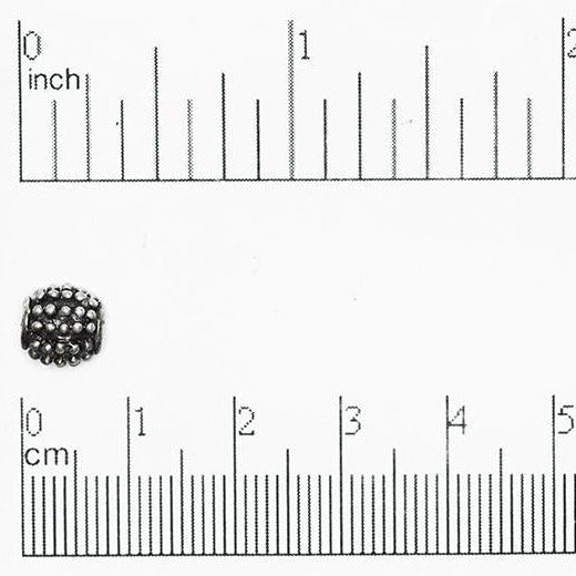 Bumpy 7mm Bead in Silver Pewter & Gold - Sold by Pack of 100 - CBS5/B900