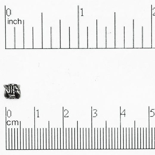 Gold or Solid Pewter Bead 5.8mm x 5.3mm - Sold by Pack of 100 - CBS5/B600