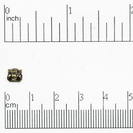 Gold or Solid Pewter Bead 5.8mm x 5.3mm - Sold by Pack of 100 - CBS5/B600