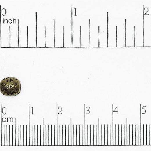 7mm Celtic Filigree Bead - Made of Pewter - Sold Individually - CBS5/B1900