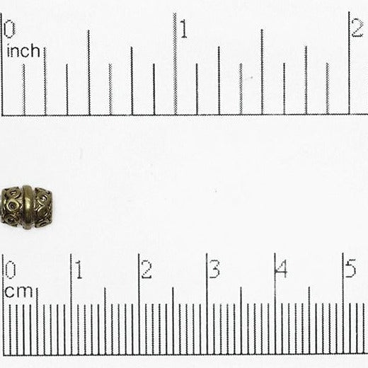 8mm Gold or Solid Pewter Bead - Sold by Pack of 100 - CBS5/B2100