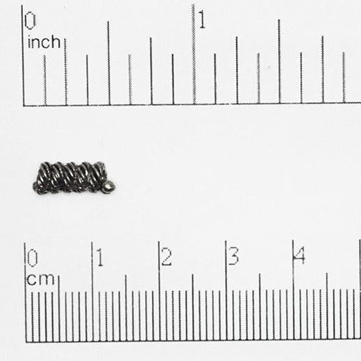 11mm x 5mm Coiled Rope Bead - Made of Pewter - Sold Individually - CBS135