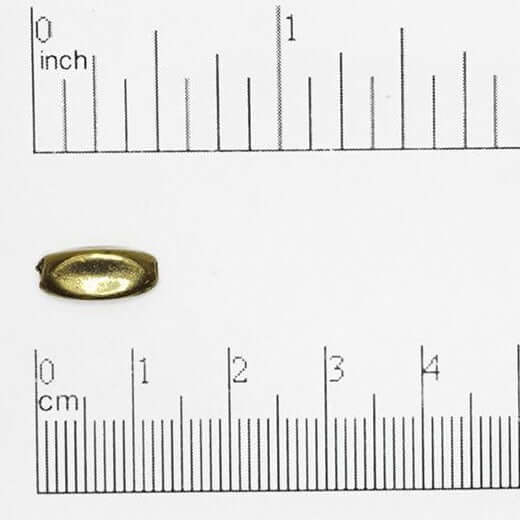 13mm x 5mm Indented Tube Bead - Made of Pewter - Sold Individually - CBS136