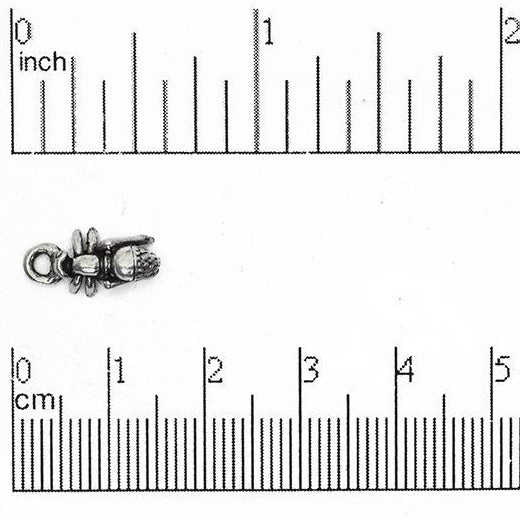 14mm x 7mm Small Ant Charm - Made of Pewter - Sold Individually - CBS1519