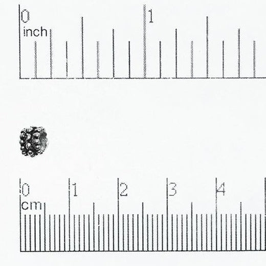7mm x 4mm Studded Cluster Bead - Made of Pewter - Multiple Finishes - Sold Individually - CBS2016