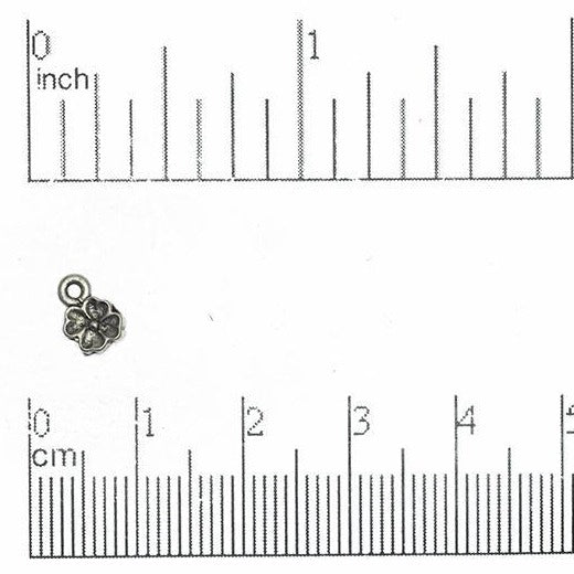 7mm 4-Leaf Clover Charm - Made of Pewter - Sold Individually - CBS2797