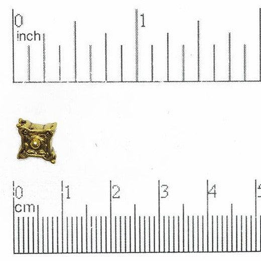 9mm Cosmic Star Diamond Bead - Made of Pewter - Sold Individually - CBS2799