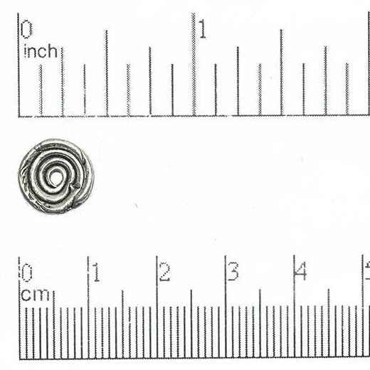 11mm Gold or Pewter Bead Cap - CBS2834