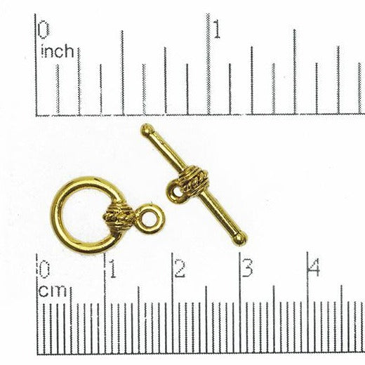 Loop 17x11.5mm Bar 23mm Toggle Clasp Gold or Pewter sold by the Piece - CBS3228