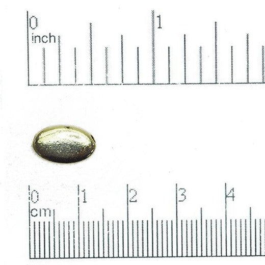 13mm x 4mm Solid Oval Bead - Made of Pewter - Sold Individually - CBS4508