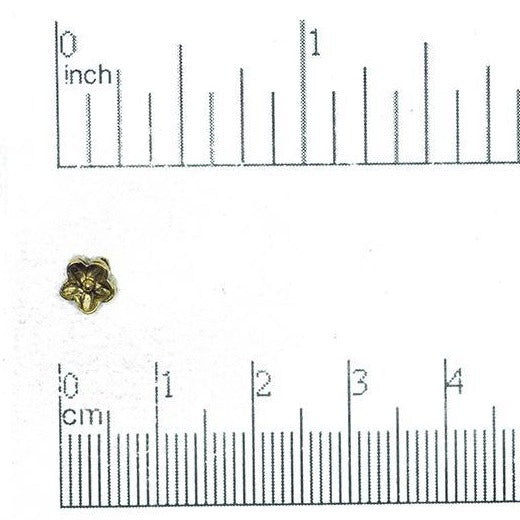 5mm Starfish Bead - Made of Pewter - Antique Pewter & Gold Finishes - Sold Individually - CBS10013