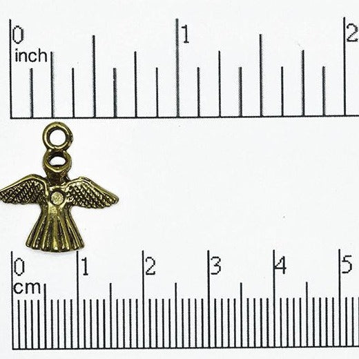 19mm Angel w/ Halo Charm - Made of Pewter - Sold Individually - CBS855