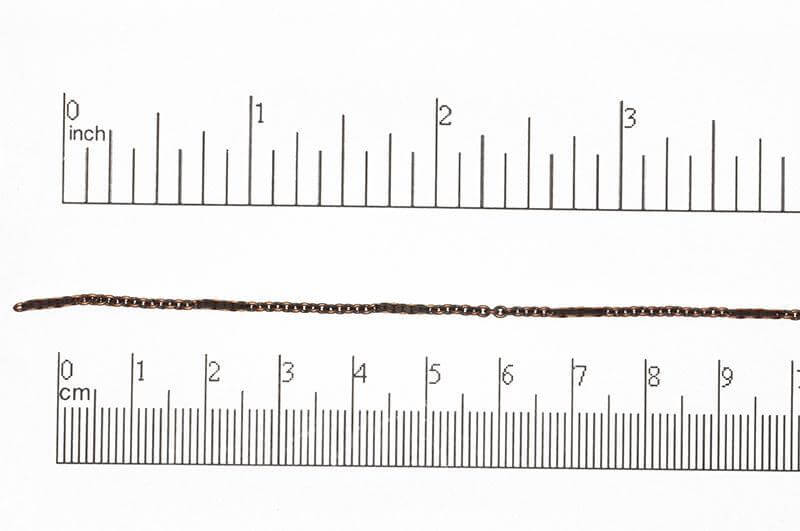 2mm x 1.5mm Petite Cable and Solder link Chain Sold by The Foot - CH 882