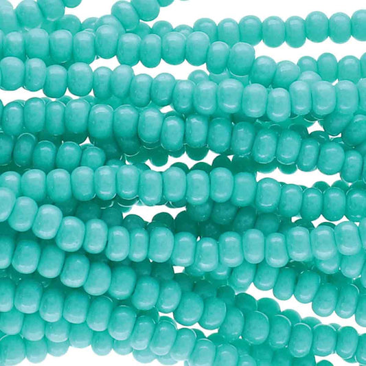 Czech Terra Green Dyed Strand 11/o