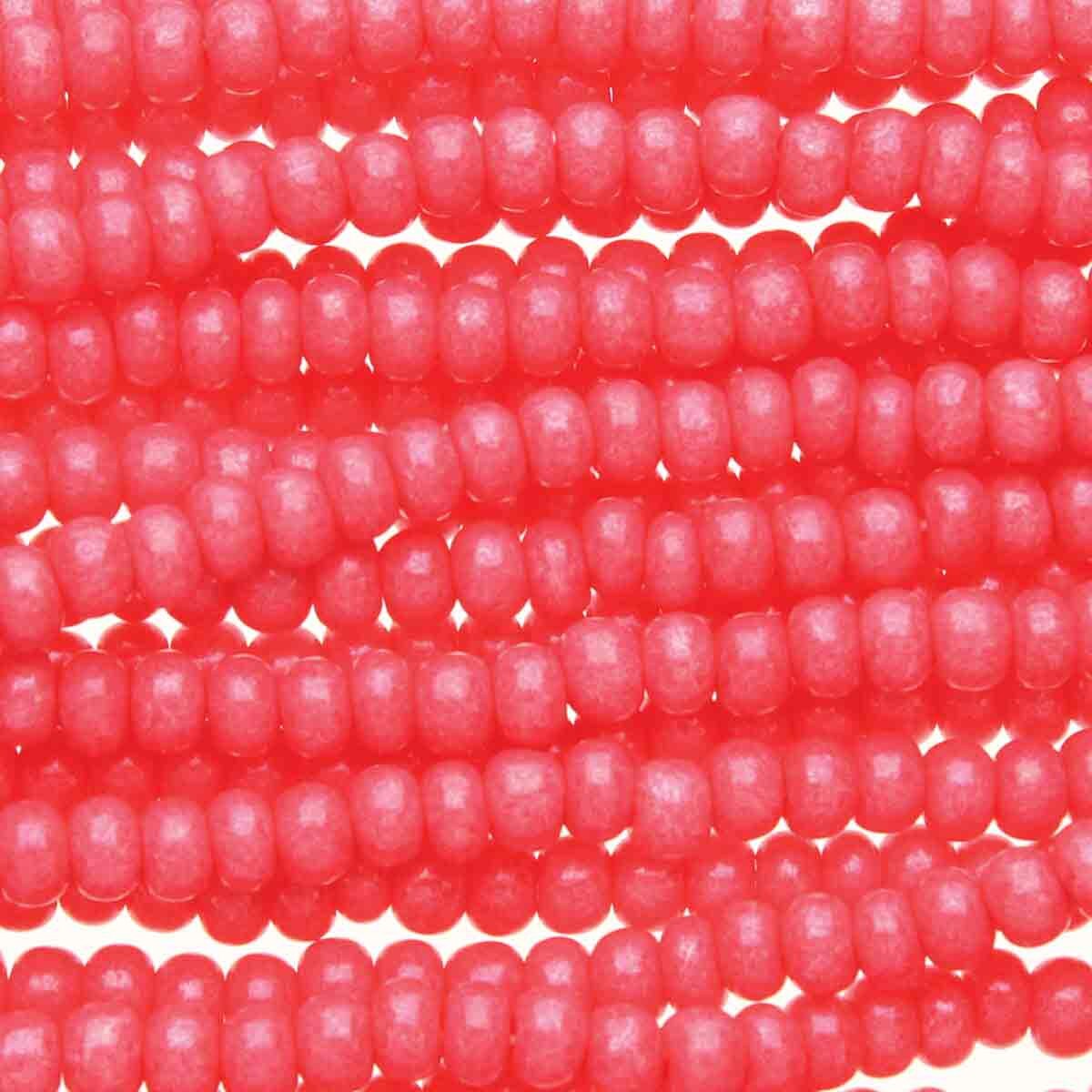 Czech Terra Pink Dyed Strand 11/o