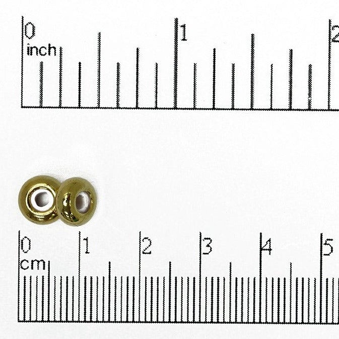8mm x 5mm Round String-On Clasp - With 2mm Silicone Grommet - Sold by the Piece - Multiple Finishes - SOC 2R