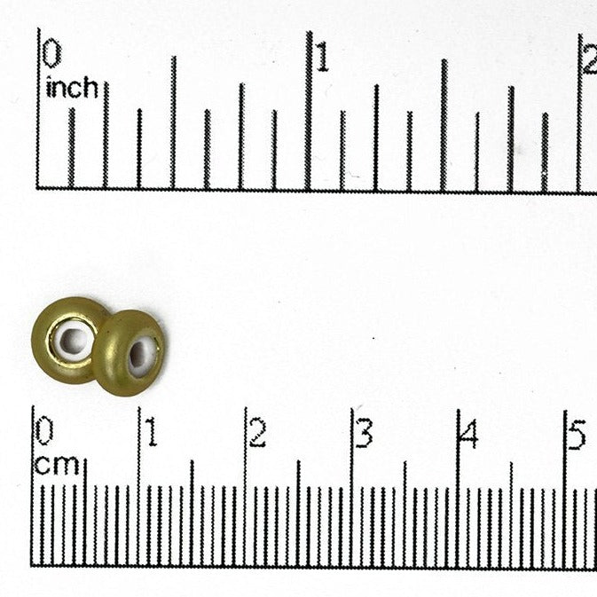 8mm x 5mm Round String-On Clasp - With 2mm Silicone Grommet - Sold by the Piece - Multiple Finishes - SOC 2R