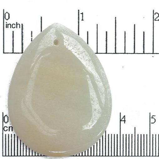 35mm x 45mm Pink Aventurine Tear Drop Pendant - Drilled - Semi Precious Stone - SP696