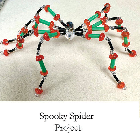 Spooky Spider Wire and Bead Kit