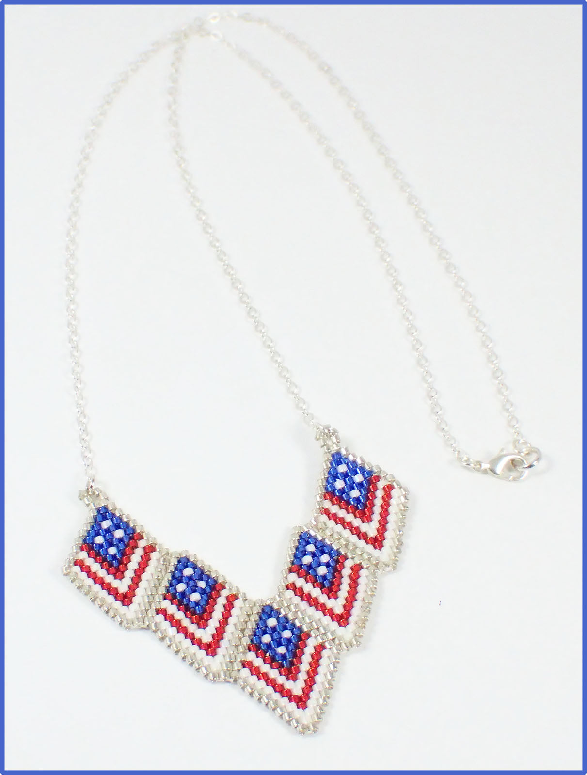 Flag Diamond Necklace Digital Directions