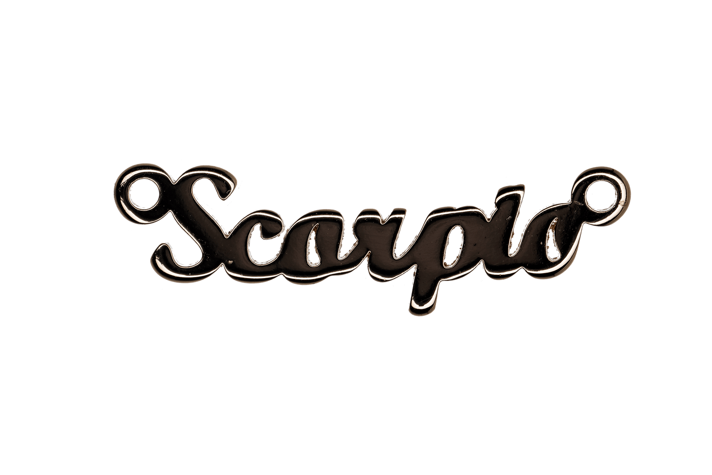 Sign of the Zodiac Charm Laser Cut Brass with 2 Loops - Z1