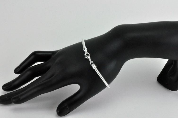 3.2mm Snake Chain Bracelet - 7.5 Inch Length - Finished with Clasp - Sold by the Piece - Multiple Finishes Available - SNAKE2-BR