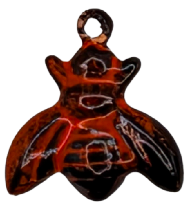 Enameled Bee Charm