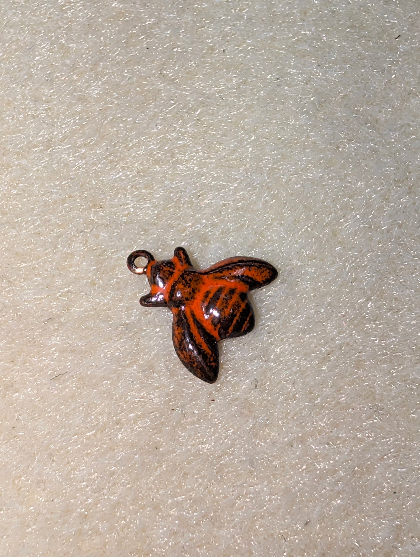 Enameled Bee Charm