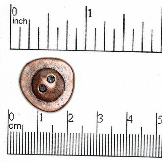 19mm Round Bump Button - Made of Pewter - Made in the USA - BTN18