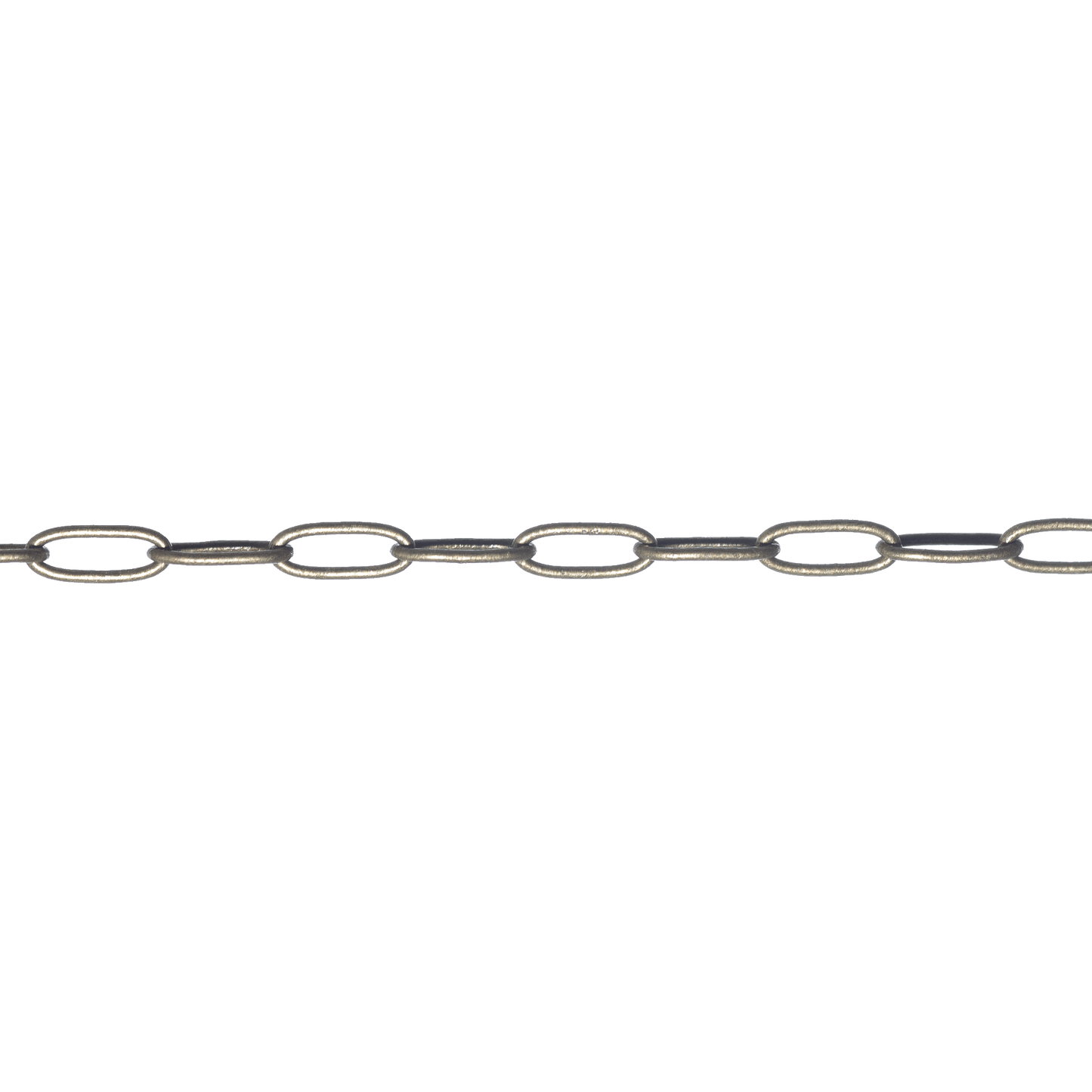 Tiny Paperclip Cable Chain measures 1.75mm x 5.9mm available in many Finishes sold by the Foot - CH 159