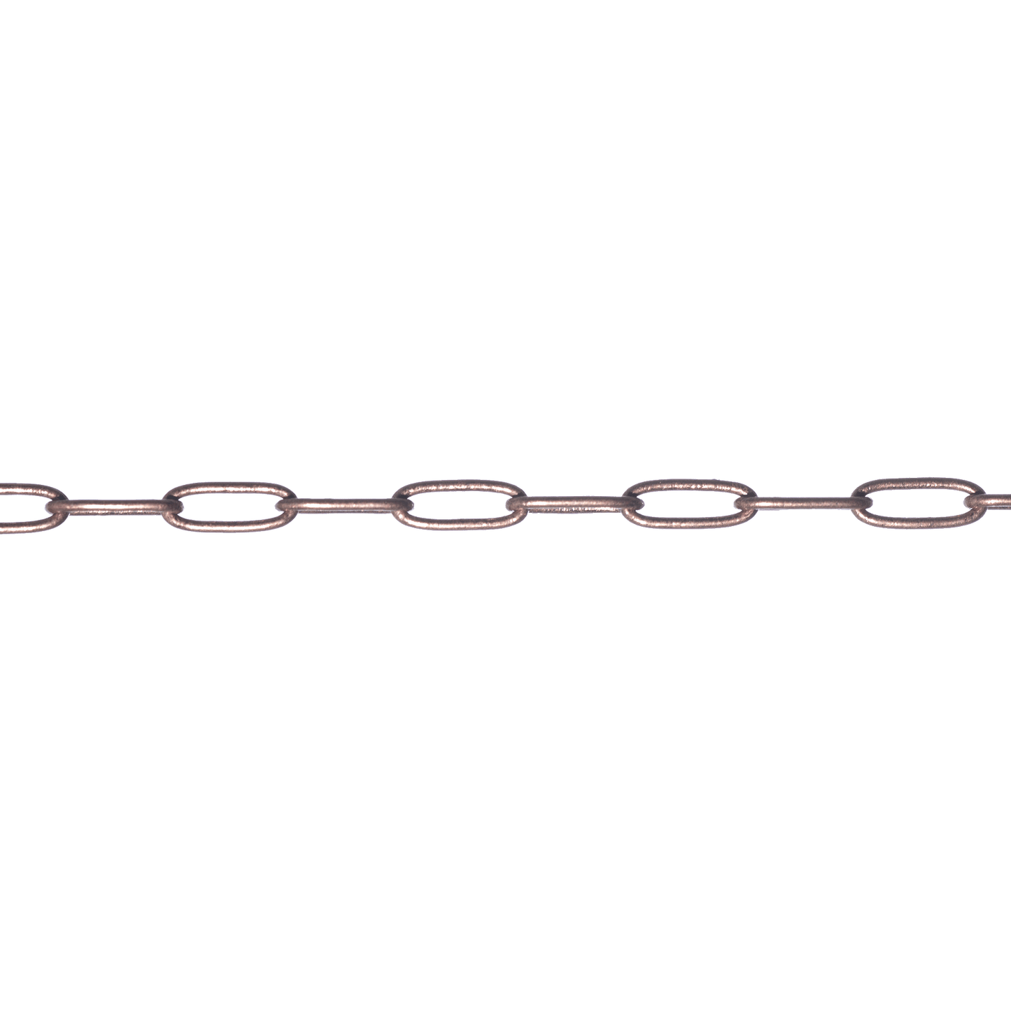 Tiny Paperclip Cable Chain measures 1.75mm x 5.9mm available in many Finishes sold by the Foot - CH 159