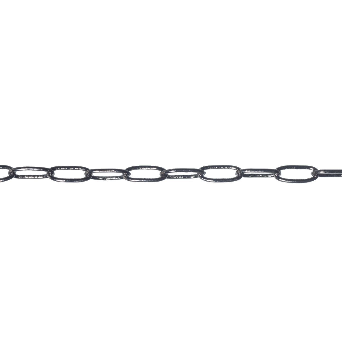 Tiny Paperclip Cable Chain measures 1.75mm x 5.9mm available in many Finishes sold by the Foot - CH 159