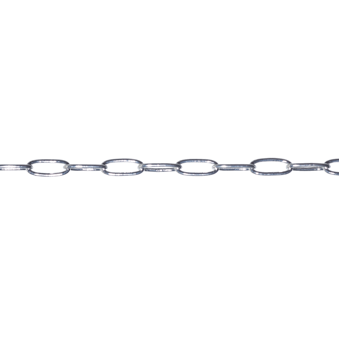 Tiny Paperclip Cable Chain measures 1.75mm x 5.9mm available in many Finishes sold by the Foot - CH 159