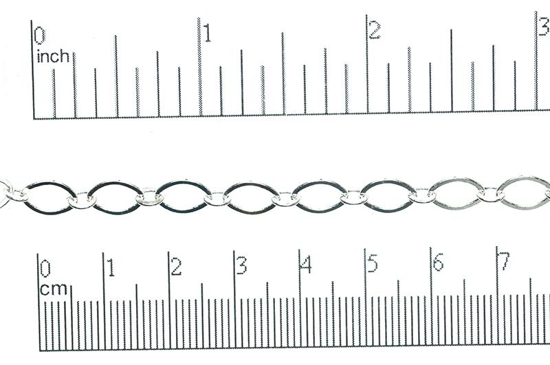Cable Chain - 9mm x 5mm - Available in Multiple Colors - Sold by the Foot - CH 220