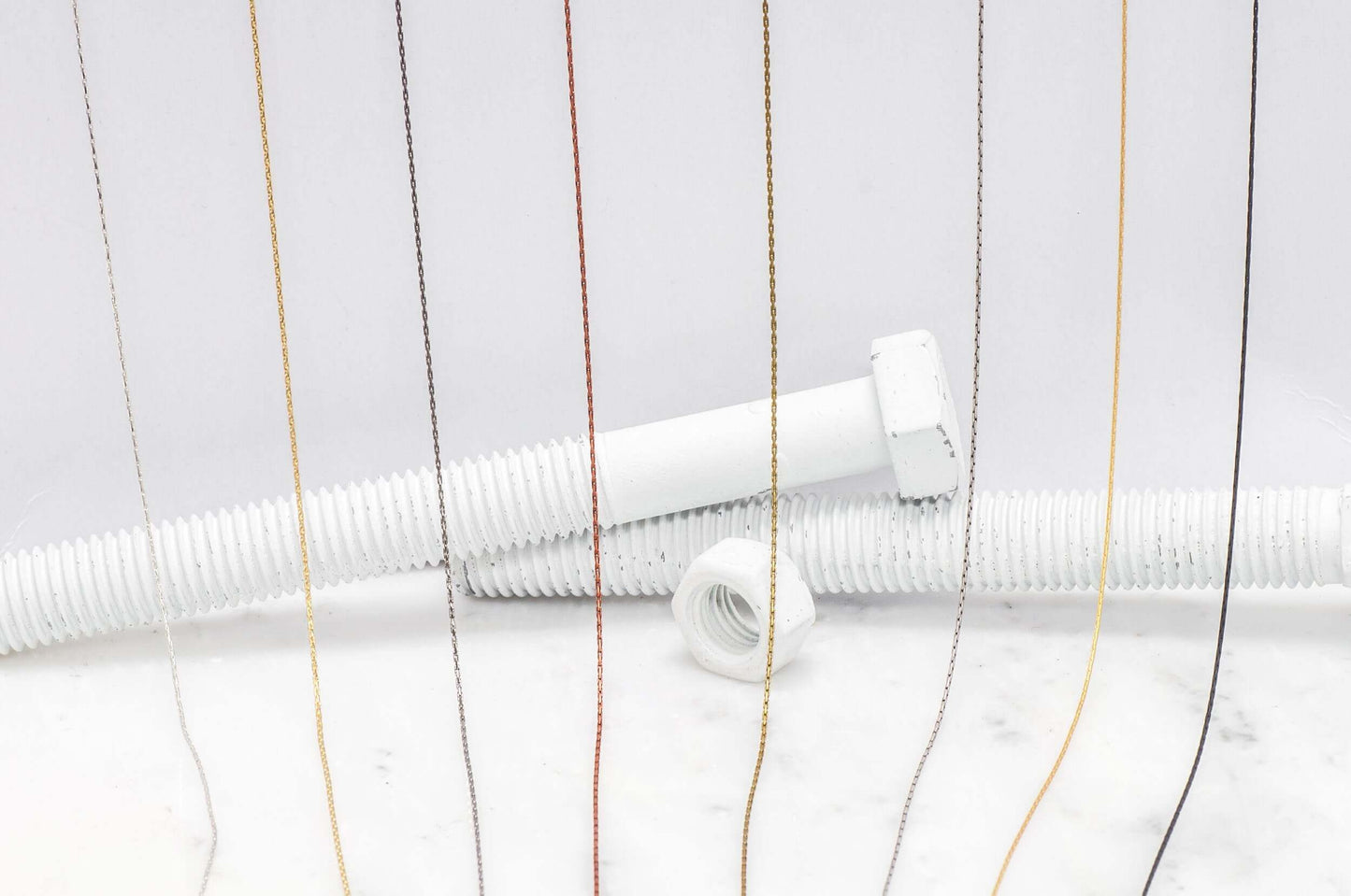 0.7mm Beading Snake Chain - Available in Various Colors - Sold by the Foot | CH 2350