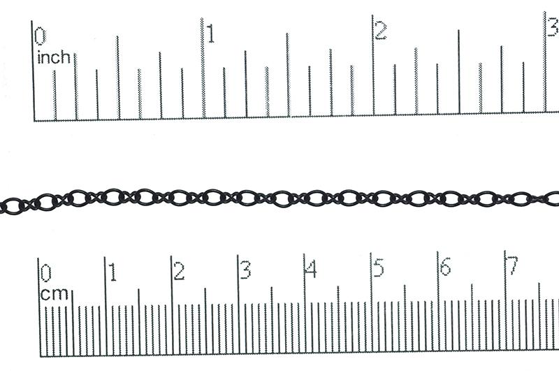 Cable Chain Small Size - Multiple Finishes Available- Measures 3.5mm x 3mm - Sold by the Foot - CH 245