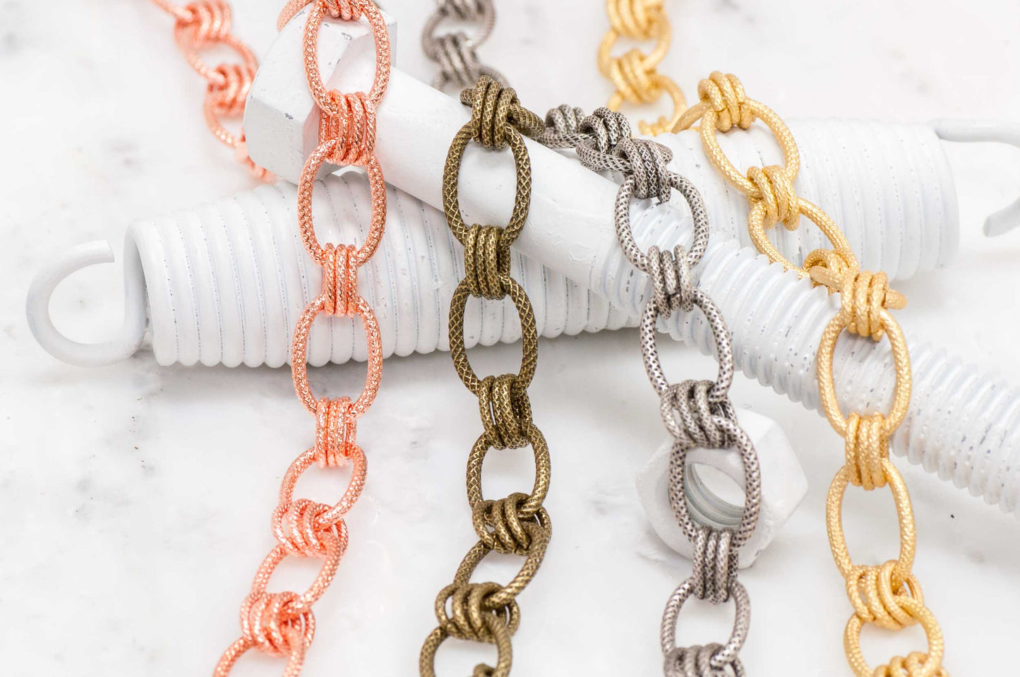 Cable Chain - 19mm x 12mm - Available in Multiple Colors - Sold by the Foot - CH 811
