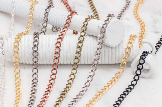 8mm Curb Chain Sold by The Foot - CH 824