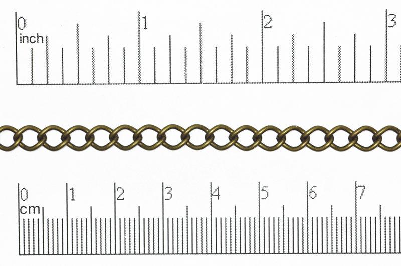8mm Curb Chain Sold by The Foot - CH 824
