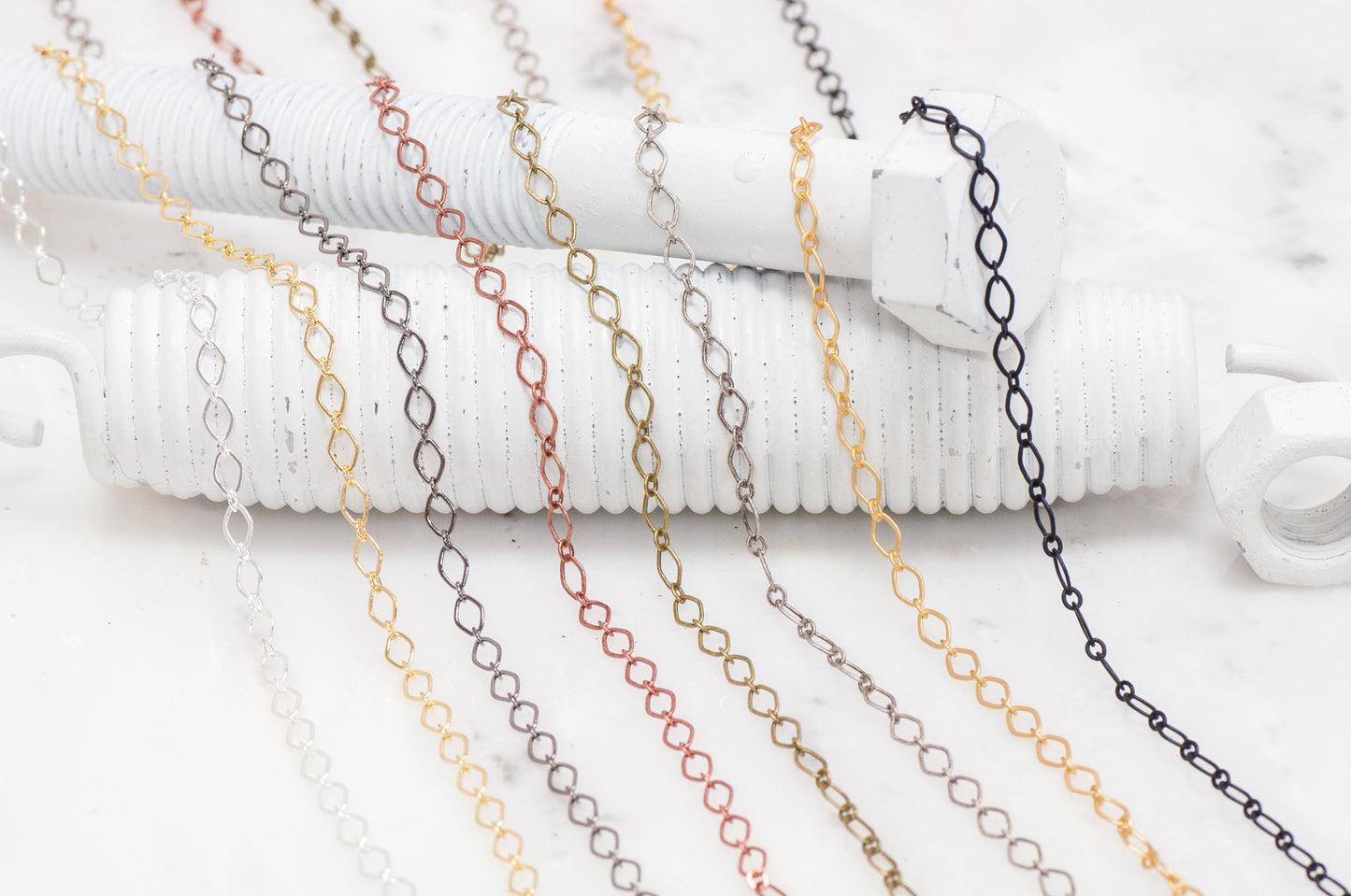 4mm x 3mm Oval Link Cable Chain Sold by The Foot - CH 829