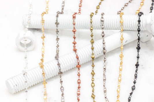 5.8mm x 2.5mm and 8mm x 3.7mm Specialty Chain Sold by The Foot - CH 836
