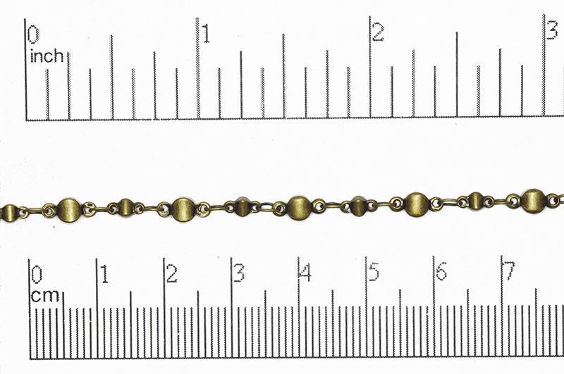 5.8mm x 2.5mm and 8mm x 3.7mm Specialty Chain Sold by The Foot - CH 836