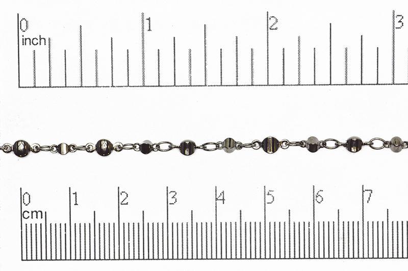 5.8mm x 2.5mm and 8mm x 3.7mm Specialty Chain Sold by The Foot - CH 836