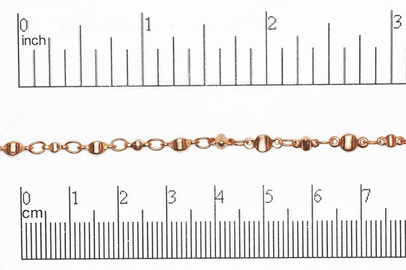 5.8mm x 2.5mm and 8mm x 3.7mm Specialty Chain Sold by The Foot - CH 836