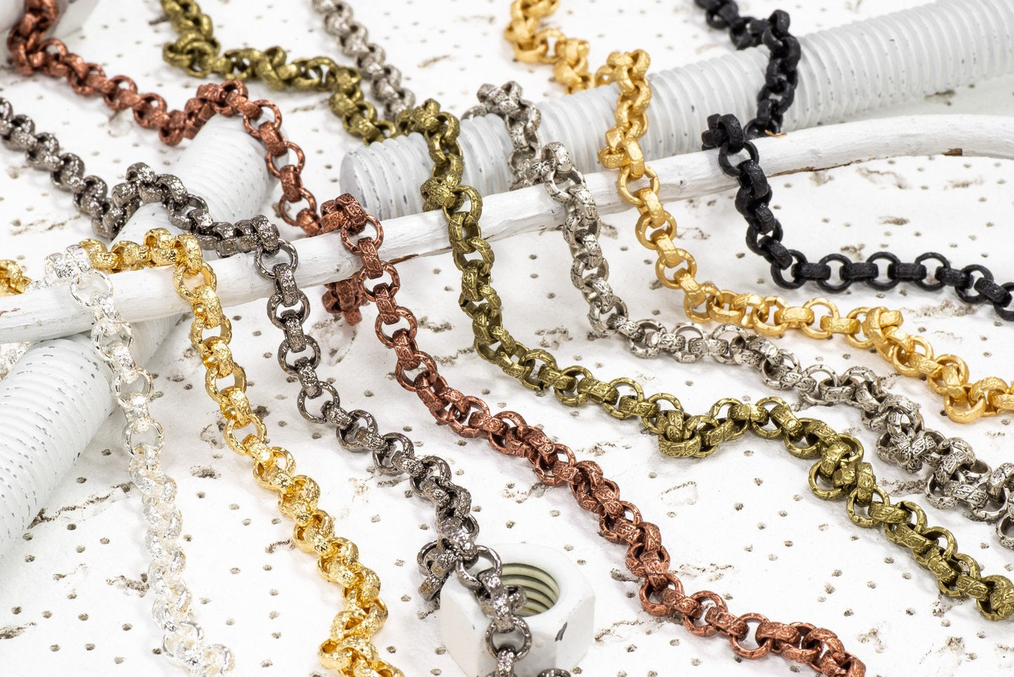 6.3mm Rolo Chain Sold by The Foot - CH 839
