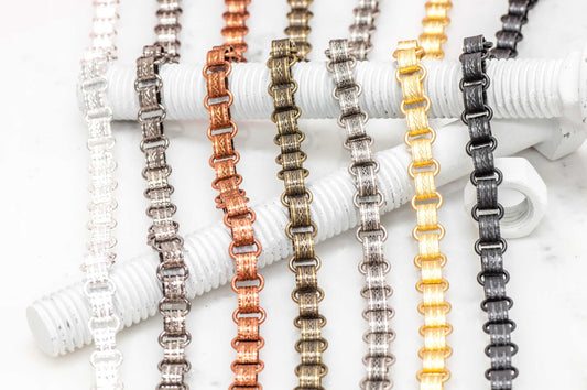 8.5mm Vintage Bookchain Sold by The Foot - CH 840