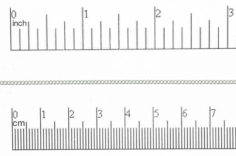 1.5mm Fine Curb Chain Sold by The Foot - CH 841