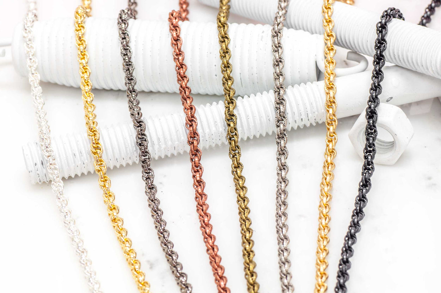 4.5mm Rope Chain Sold by The Foot - CH 854