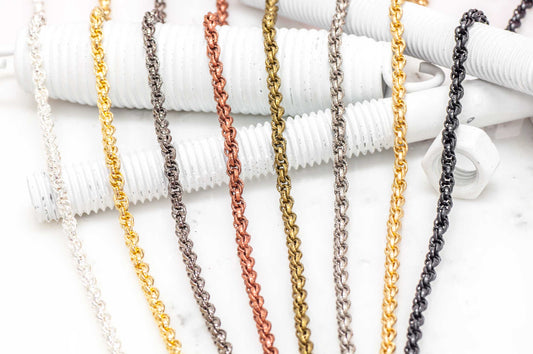 4.5mm Rope Chain Sold by The Foot - CH 854
