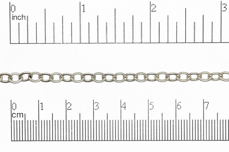 5mm x 4.5mm Flat Cable Chain Sold by The Foot - CH 859